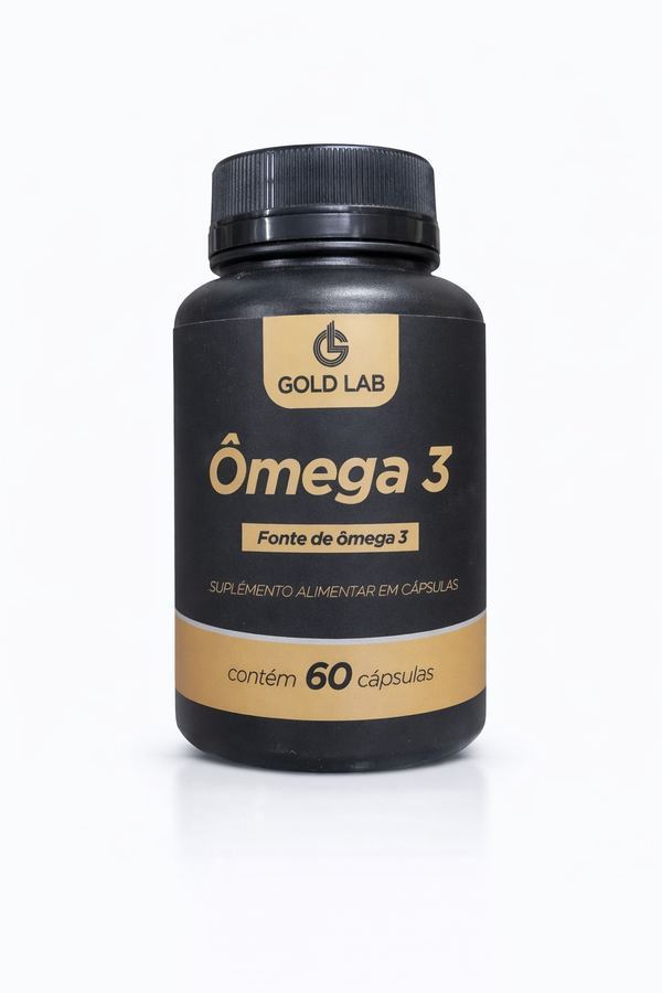 Ômega 3 Gold Lab 1000mg – 60 Cápsulas