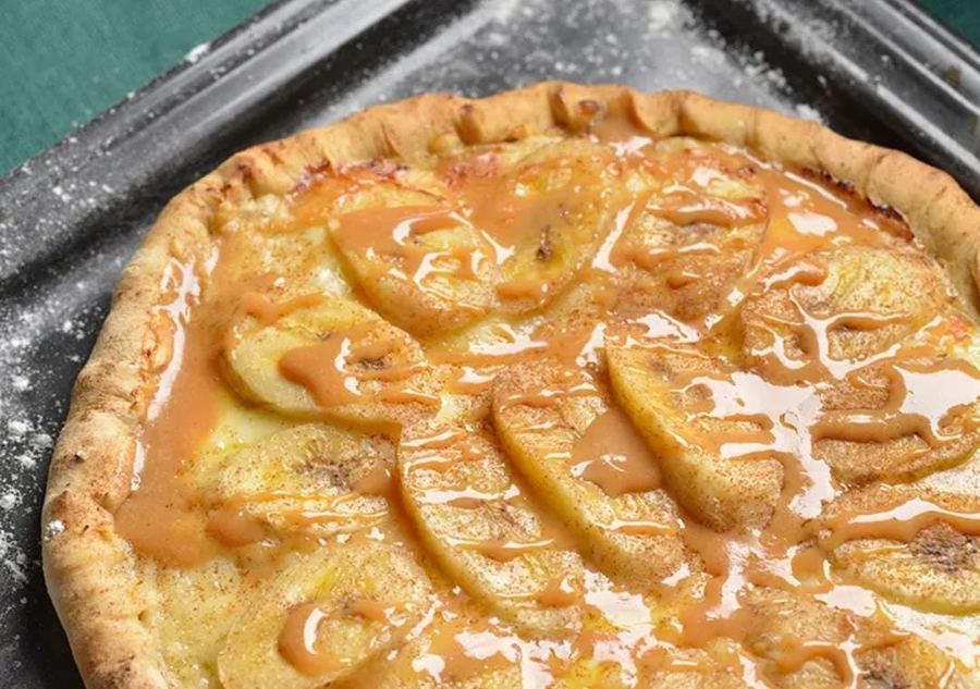 Pizza Doce Doce de Leite, Banana e Canela (Grande)