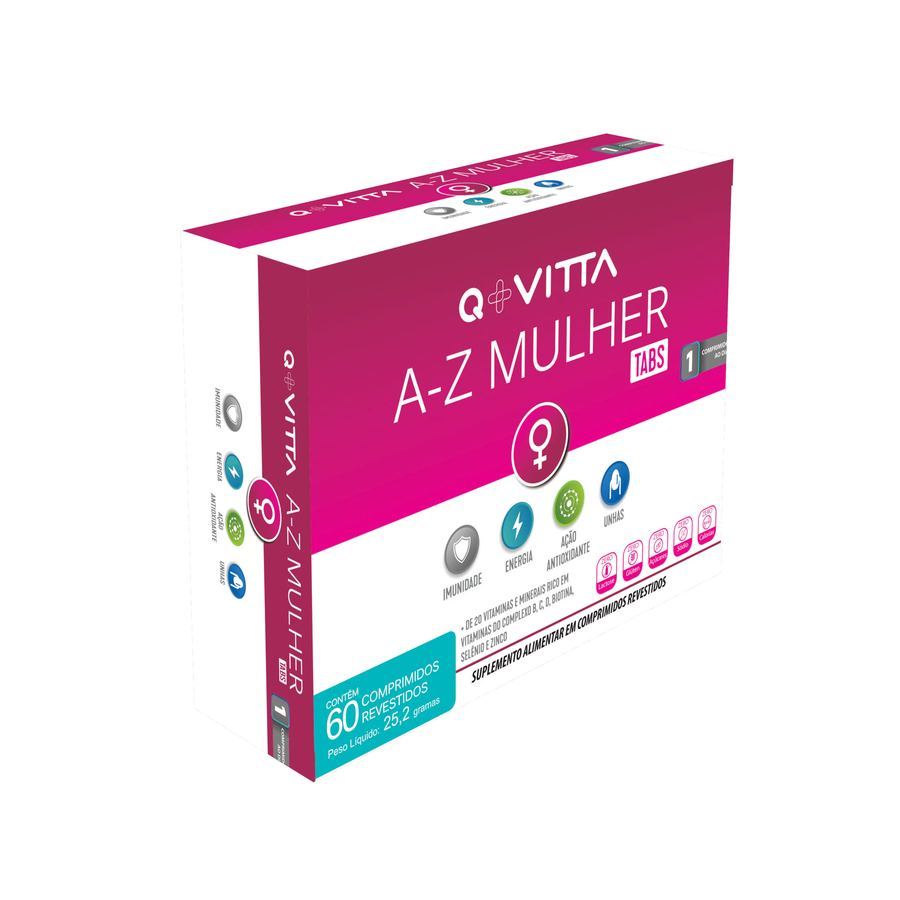 Q+VITTA A-Z MULHER TABS 60 CPRS